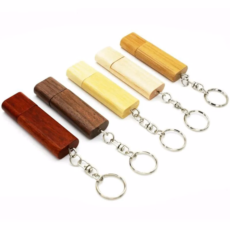Wood Rectangle USB 2. 0 Flash Drive