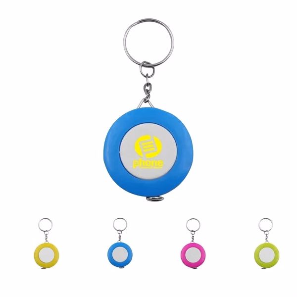 Custom 60-Inch Compact Mini Tape Measure Keychain — Handy DIY Tool Promo