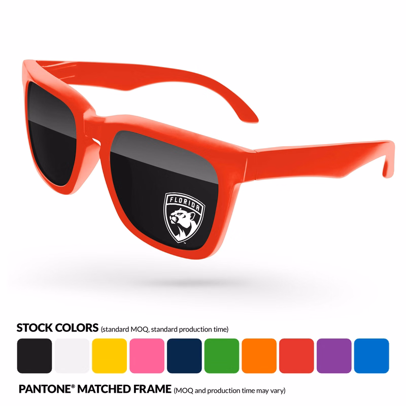 Bold Sunglasses w/ 1 Color Lens Imprint