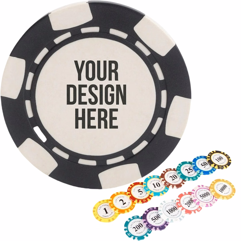 Casino Logo Plastic Poker Chips Sets