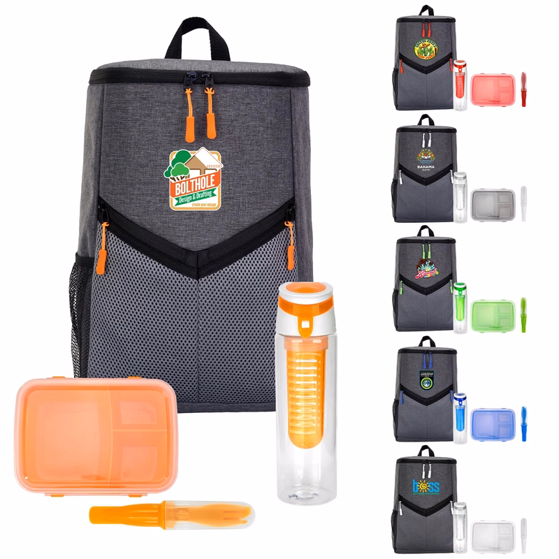Victory Lunch & Drink To Go Backpack Set