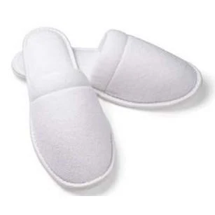 Unisex OSFA Closed Toe Terry Slipper w/EVA Sole (Overseas - Embroidered) 1