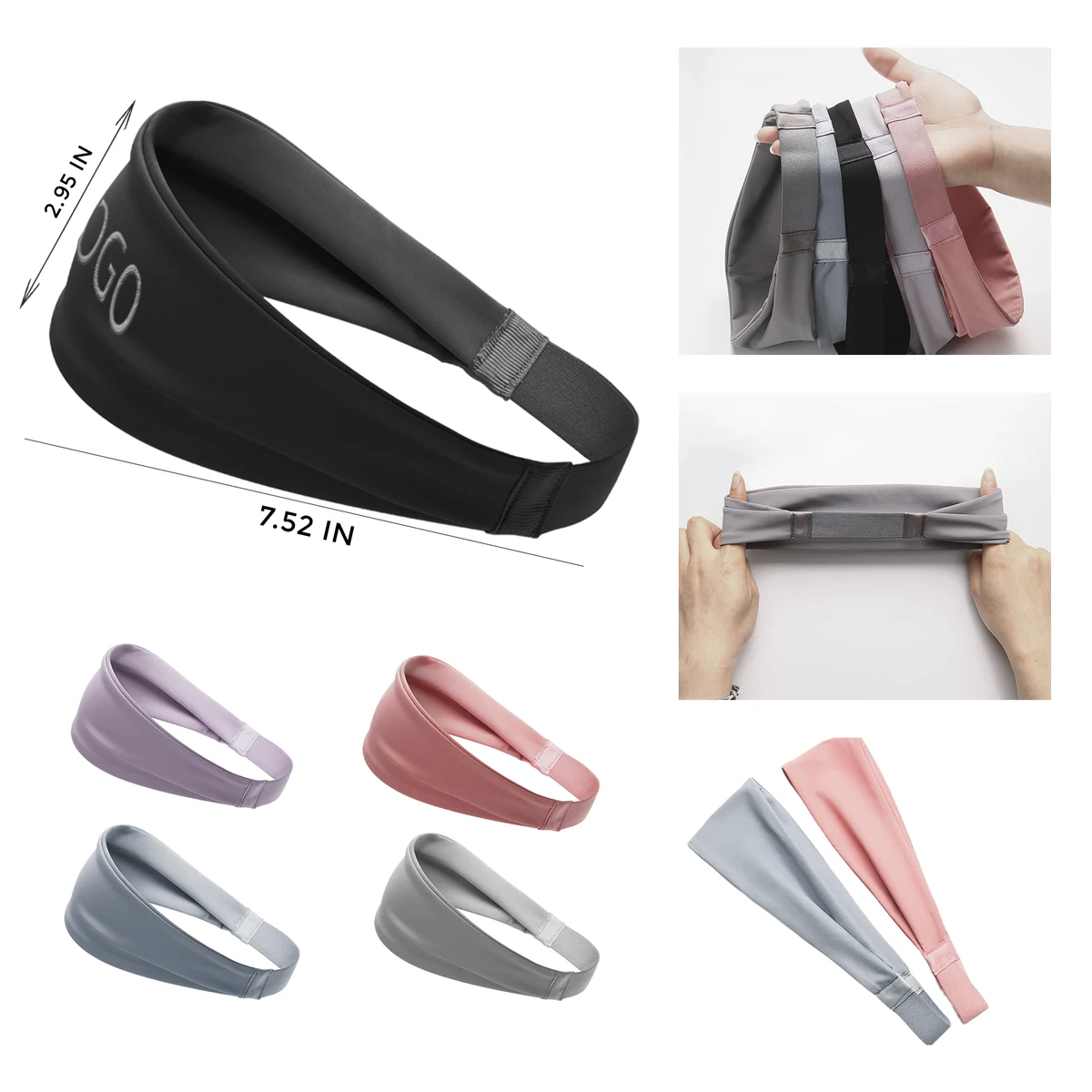 MOQ 10 PCS Sweat - Absorbing Sports Headband 1
