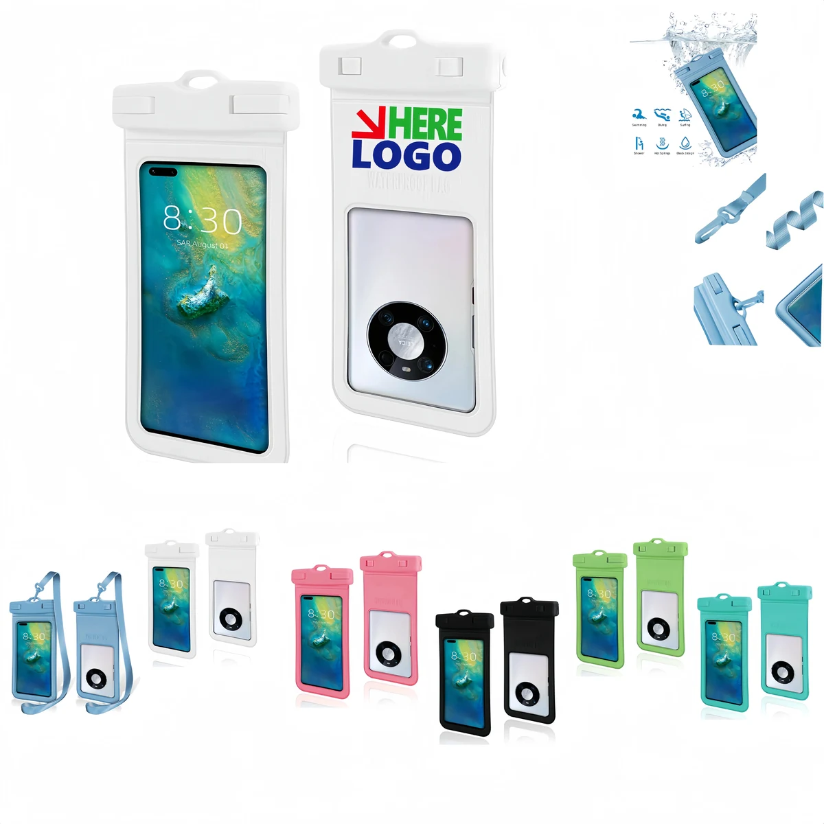 PVC Waterproof Cell Phone Organizer 1