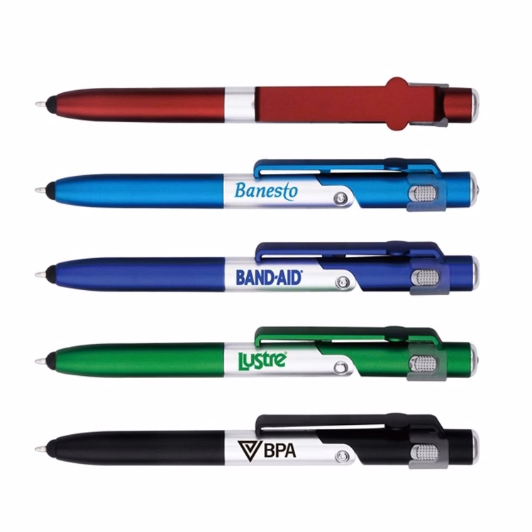 Transformer 4 In 1 Phone Stand Pen Stylus LED Light