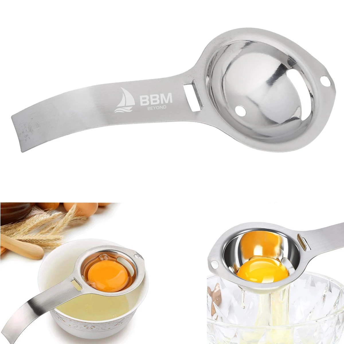 Stainless Steel Egg White Separator 1
