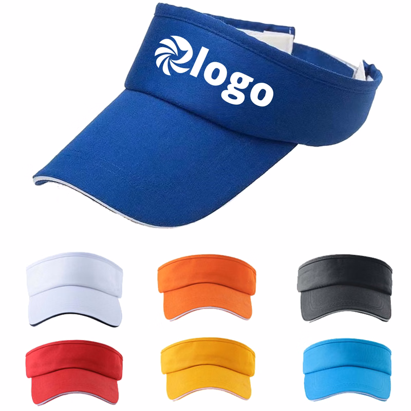 Custom Cotton Tennis Sun Visor