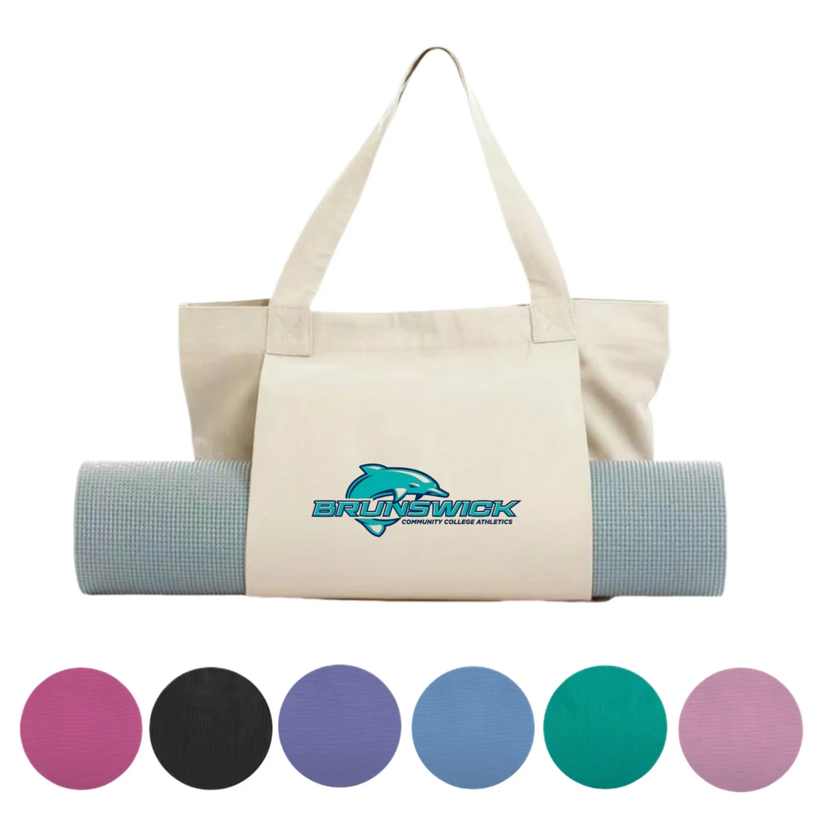 Yoga Mat Carrier Canvas Tote Bag 1