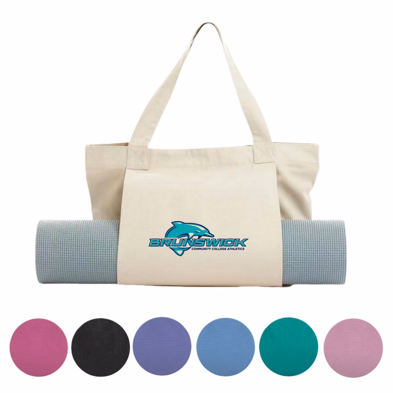 Yoga Mat Carrier Canvas Tote Bag