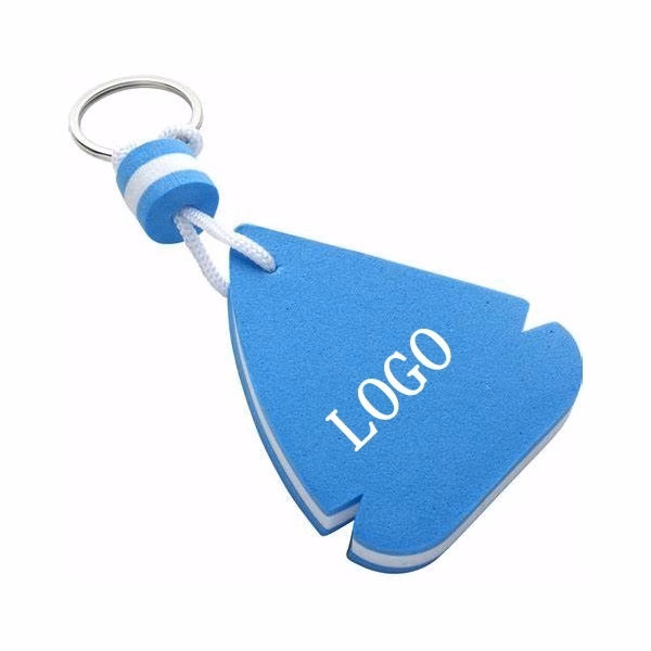 Boat Shaped EVA Foam Floating Keyring