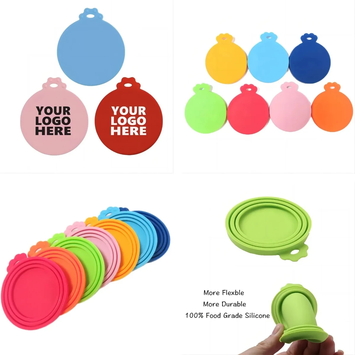 Reusable Silicone Cover Pet Food Can Lid MOQ50 1
