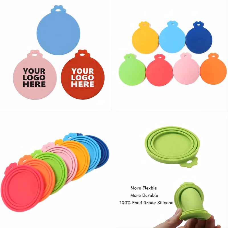Reusable Silicone Cover Pet Food Can Lid MOQ50