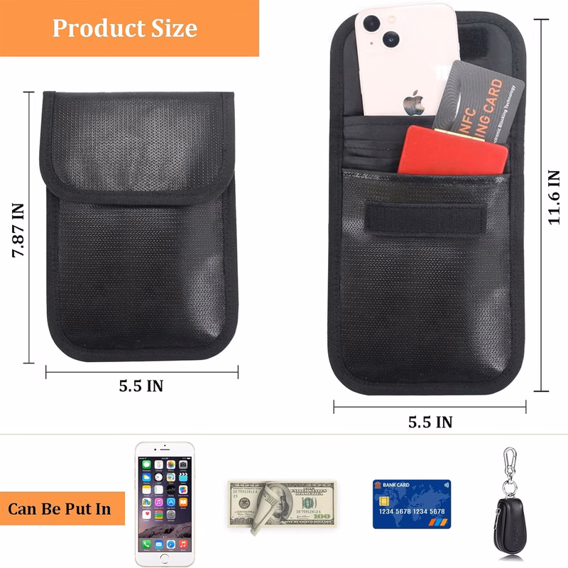Anti Theft Shoulder Bag With RFID Blocking