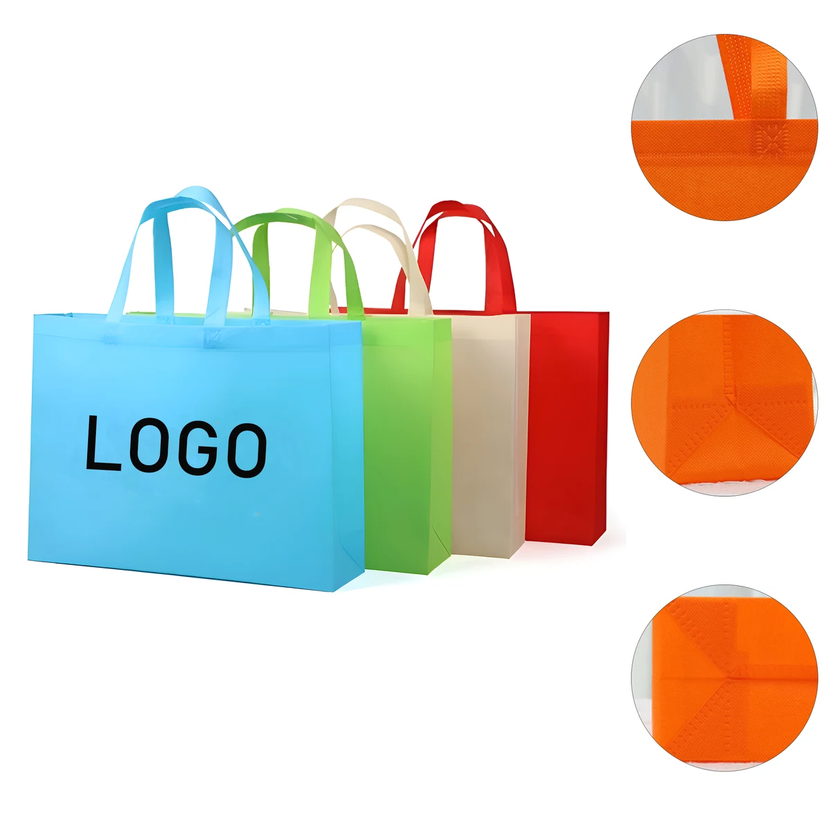 Non-Woven Reusable Shopper Tote Bags 1