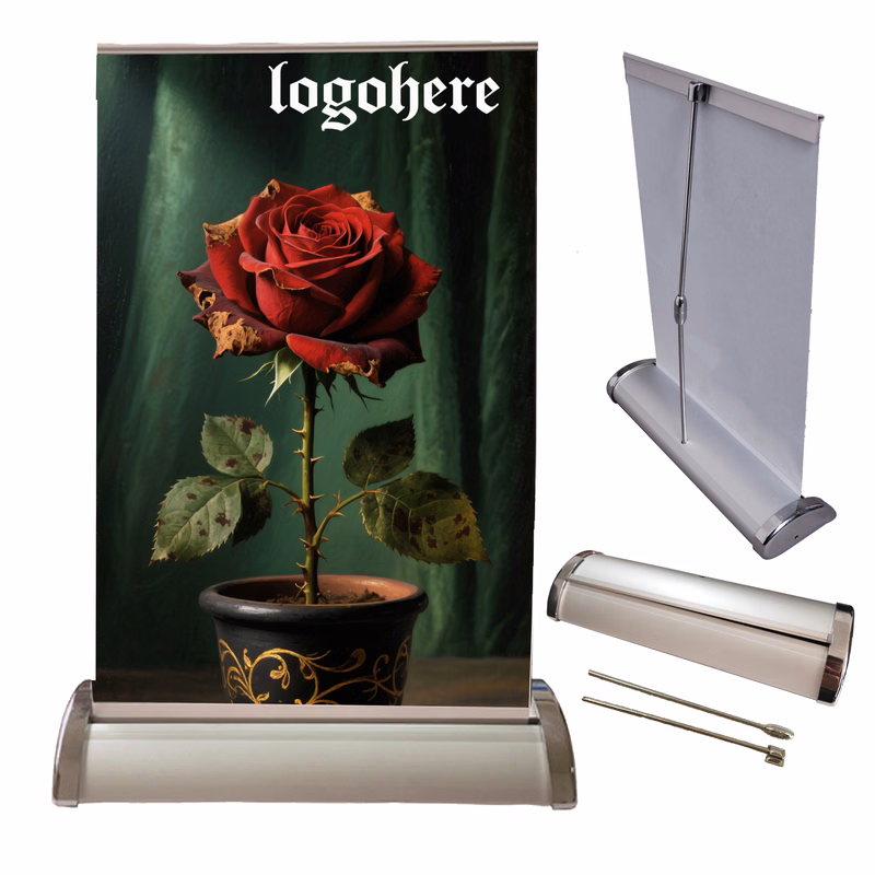 Tabletop Roll Up Banner Display