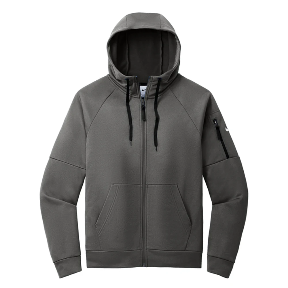 Nike Therma-FIT Full-Zip Fleece Hoodie with Utility Arm Pocket, custom hoodie or sweatshirt with logo imprint 1
