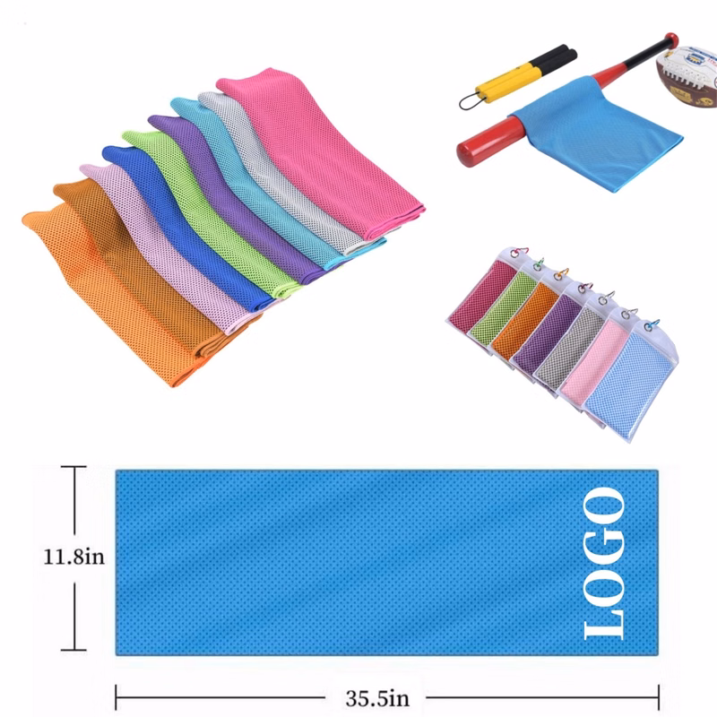 Custom 35.5" x 11.8" Cooling Towel