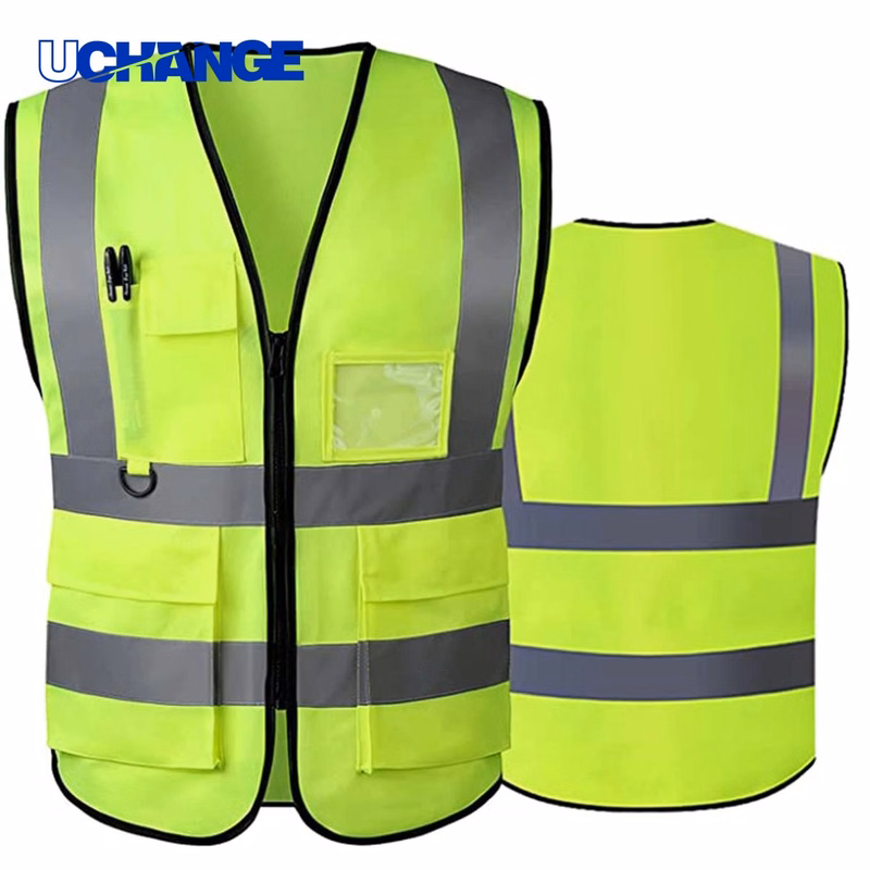 Mesh Zipper Reflective Safety Vest