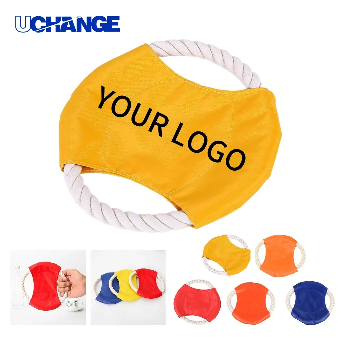 Rope Edge Pet Training Flying Disc 1