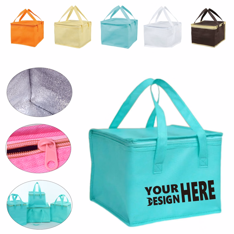 Insulated Cooler Bag Made of Non-Woven Fabric