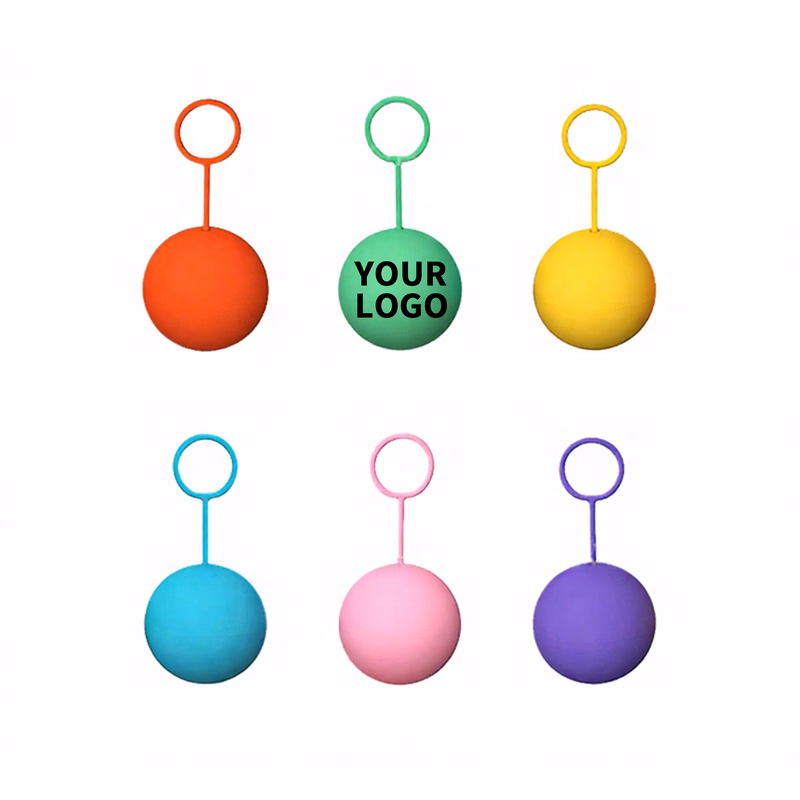 Reusable Silicone Water Ball 2.3" Diameter With Pull Ring 5.12"