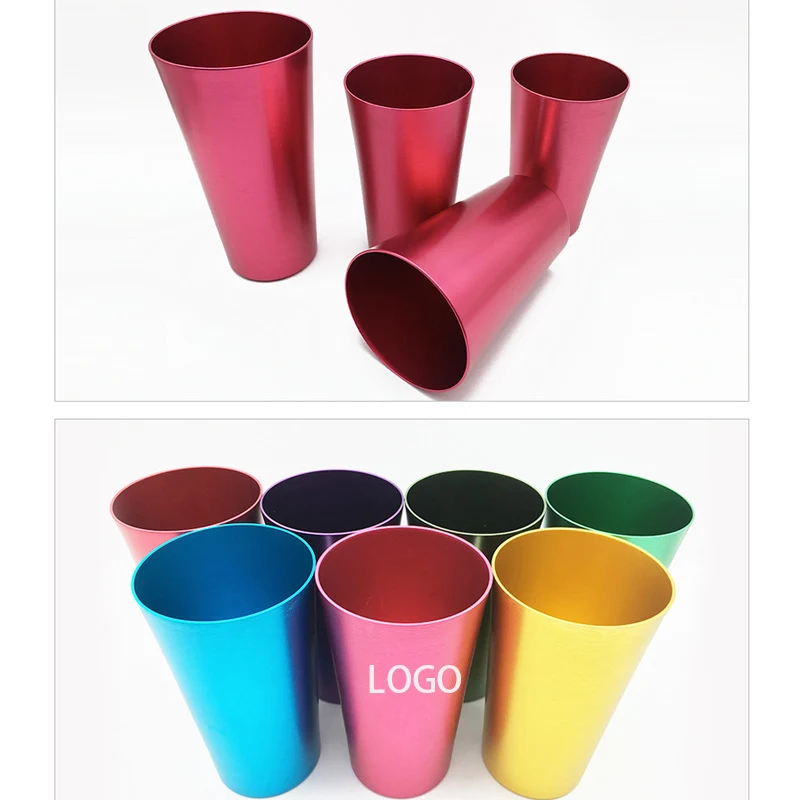18 Ounces Aluminum Tumblers Drinking Cups 1