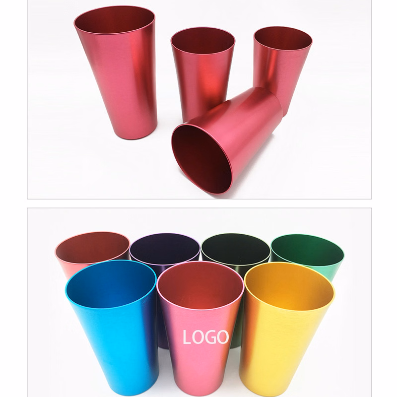18 Ounces Aluminum Tumblers Drinking Cups