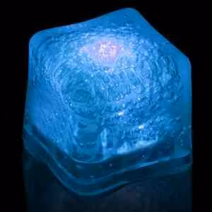 Blue Light Up Premium LitedIce Brand Ice Cube(Blank)