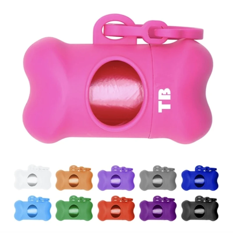 Dog Poop Bags Dispenser With A Clip 1