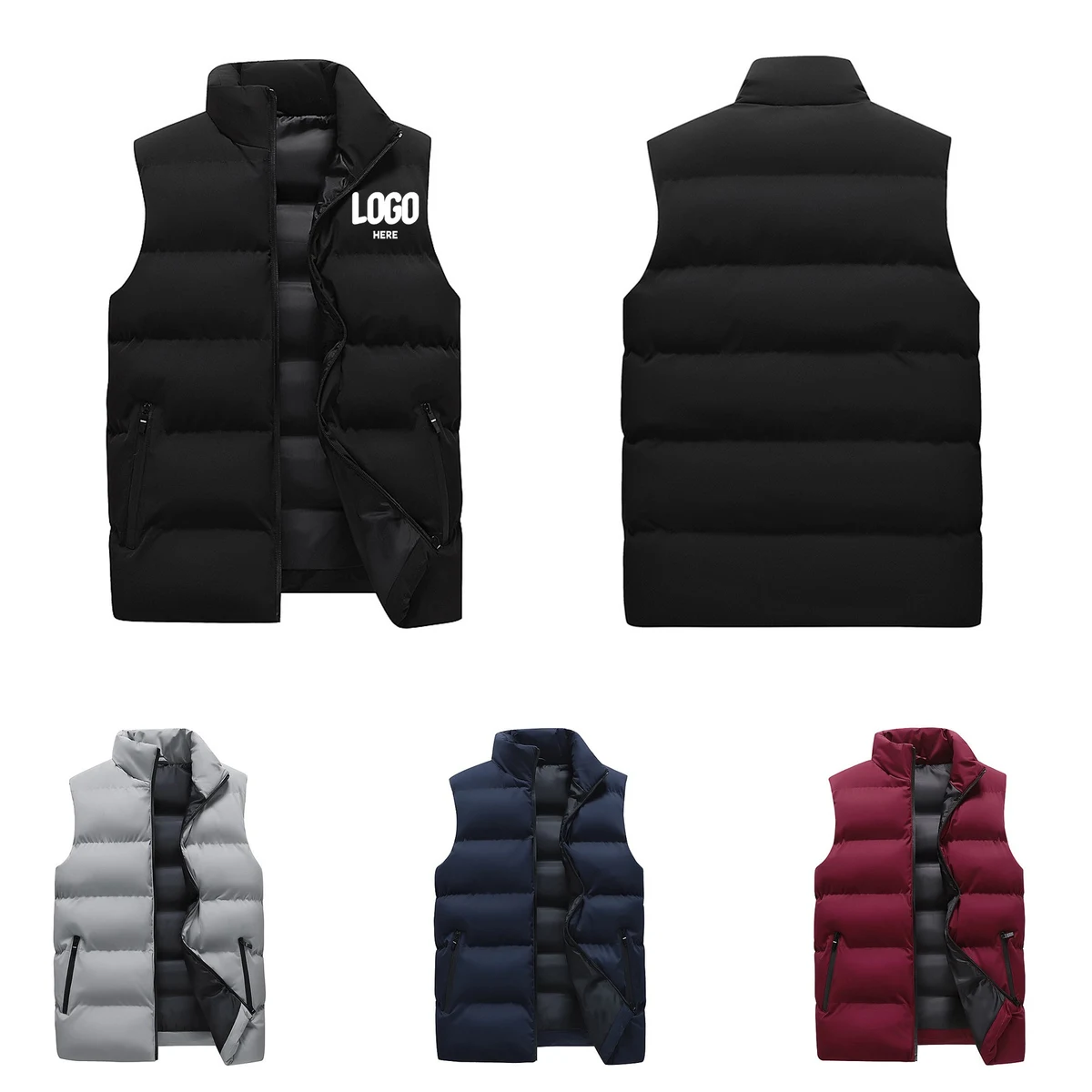 Autumn Winter Vest Sleeveless Warm Jacket 1