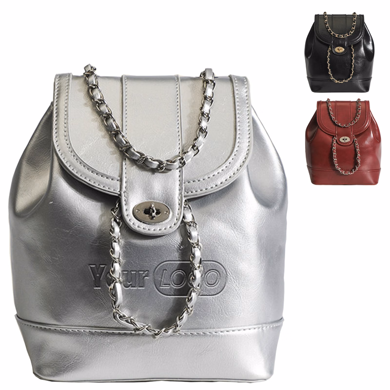 Mini PU Backpack for Women