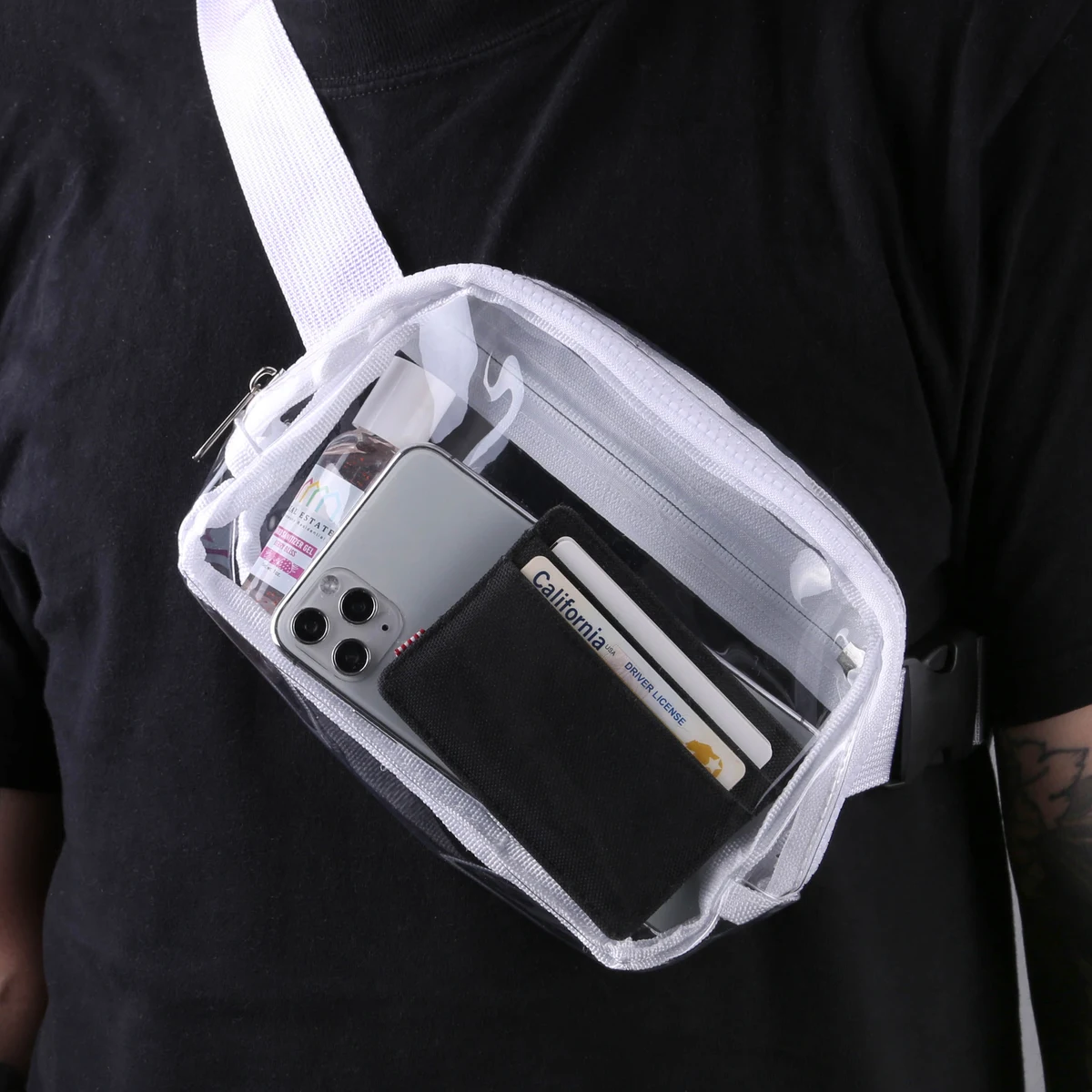 Clear Over The Shoulder Bag 1