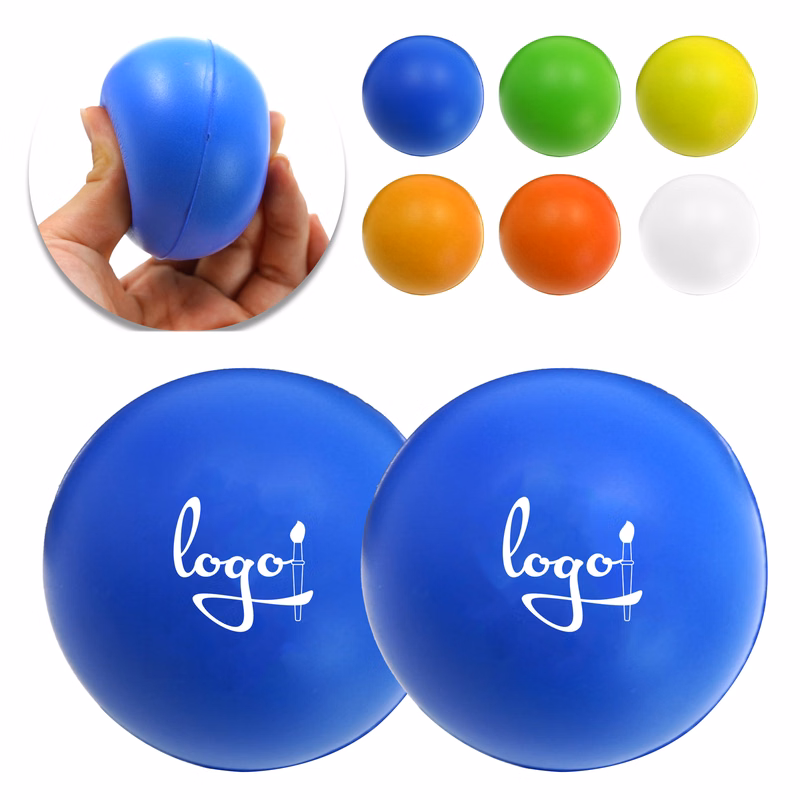 Customize Rugby Ball Round PU Stress Reliever Toy