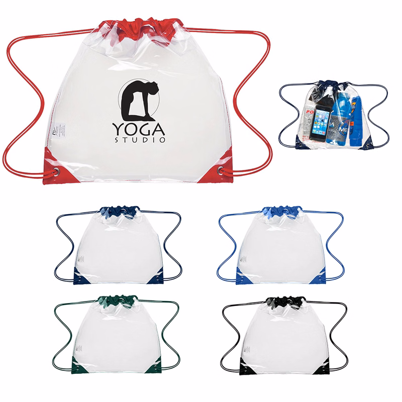 Clear Drawstring/Cinch Backpack