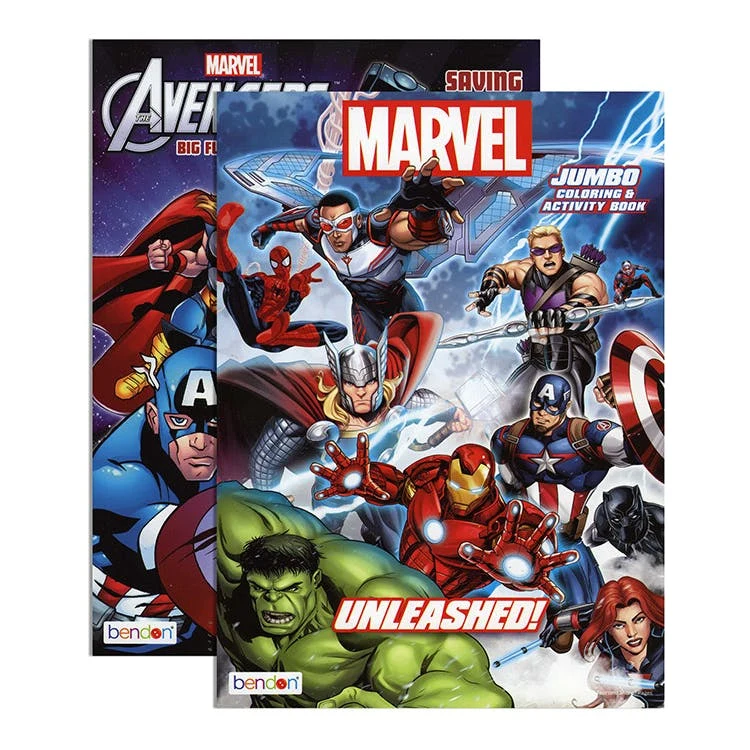 Avengers Coloring Books - Jumbo 2 Volumes 1