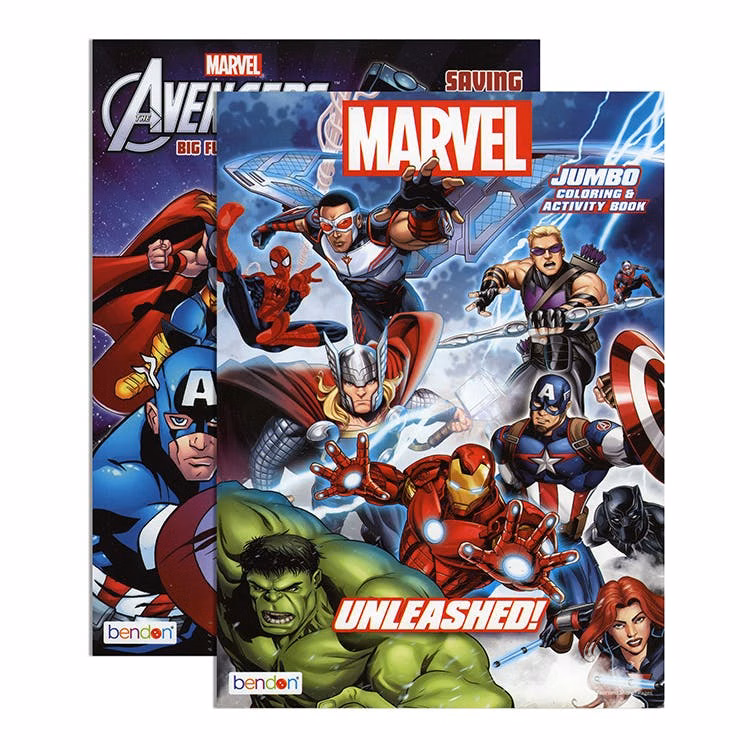 Avengers Coloring Books - Jumbo 2 Volumes