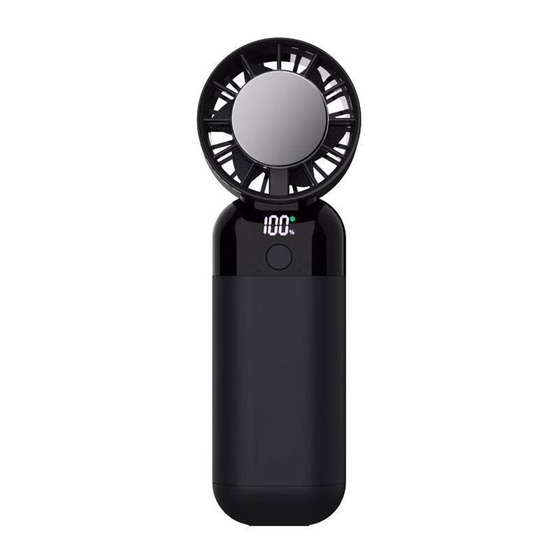 Portable USB Mini Handheld Digital Display Turbine Fan