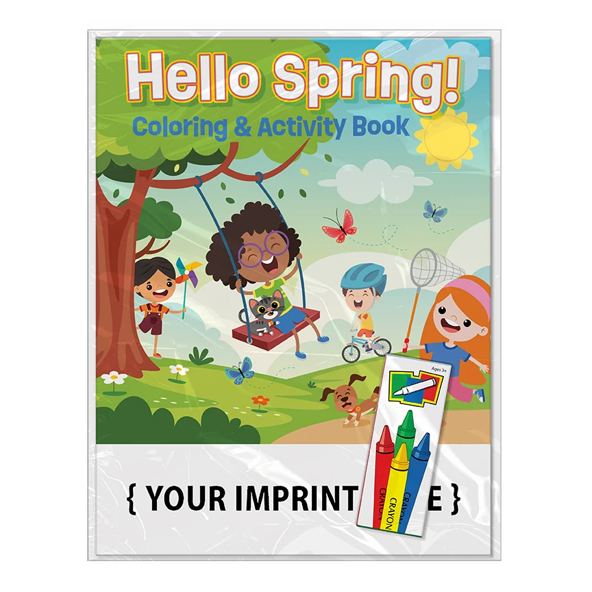 COLORING SET - Hello Spring! Coloring Book Fun Pack 1
