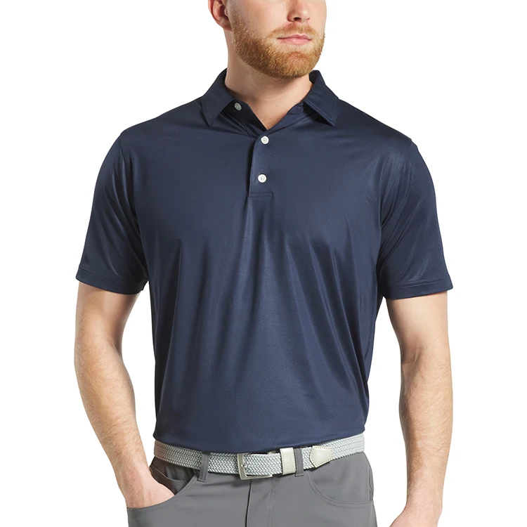 FootJoy Tonal Dot Print Lisle Polo 1