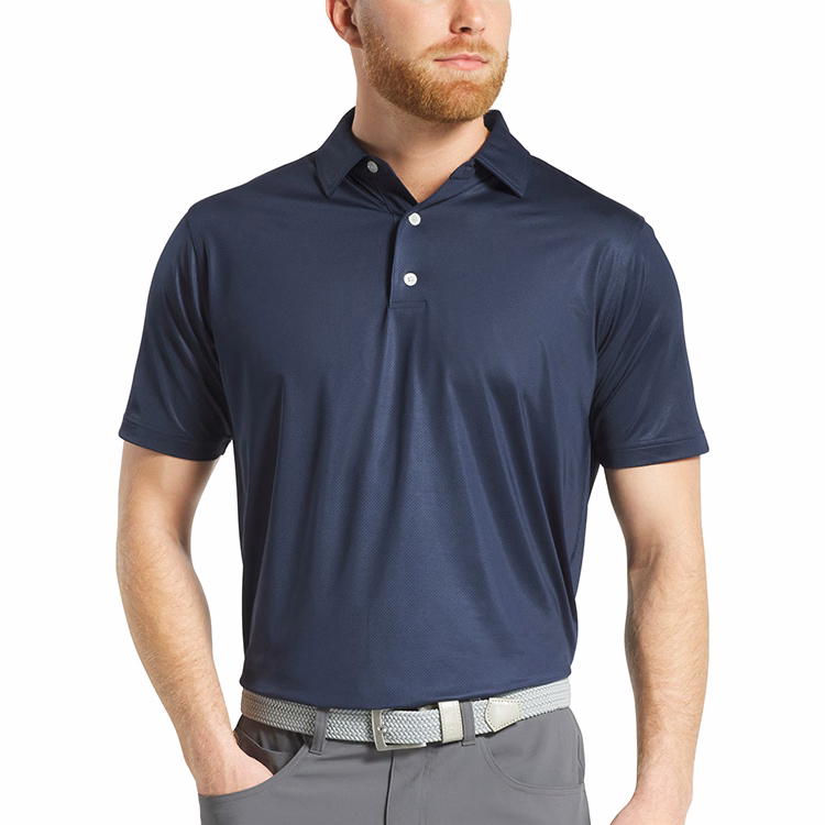 FootJoy Tonal Dot Print Lisle Polo