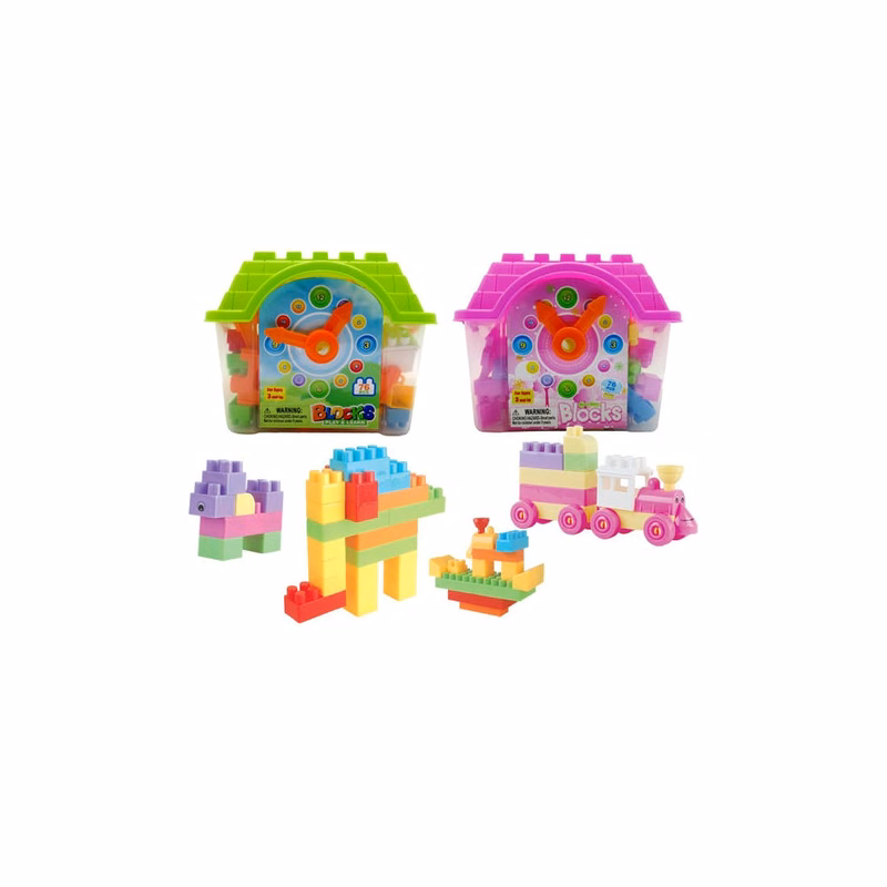 Large Building Brick Sets - Assorted 76 Pieces