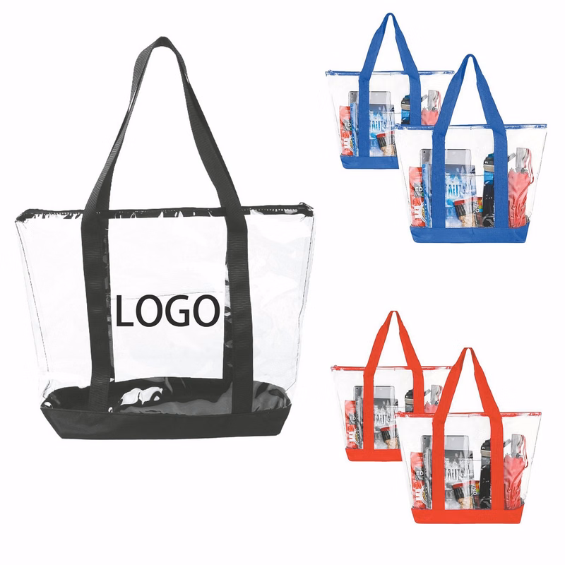 Clear Tote Bags With Zipper Closure