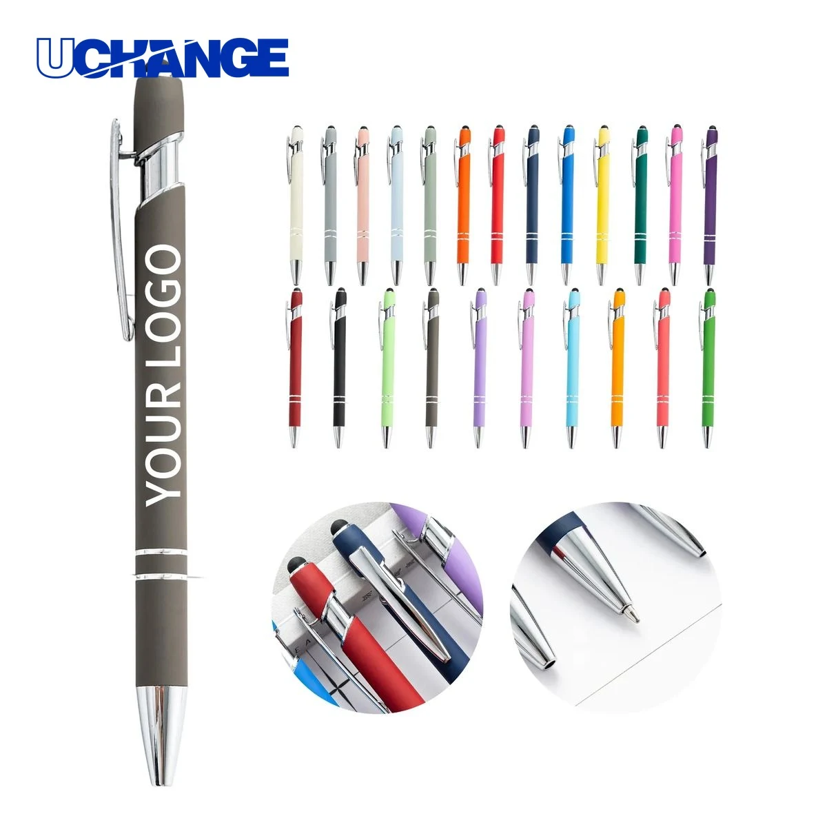 Custom Metal Stylus Ballpoint Pen 1