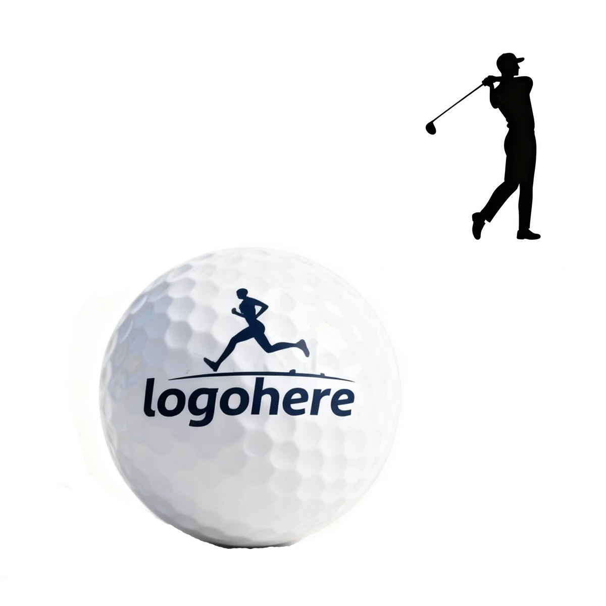 MOQ 100 Personalized Low Spin Practice Golf Balls 1