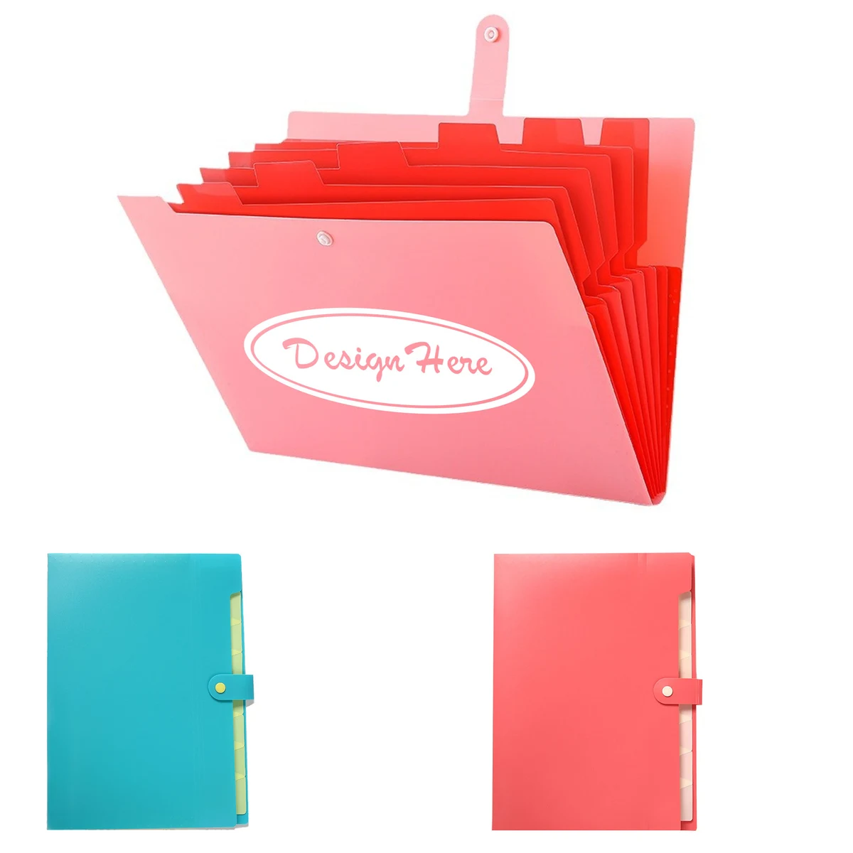 Expanding File Organizer Accordion File Folders with Label 1