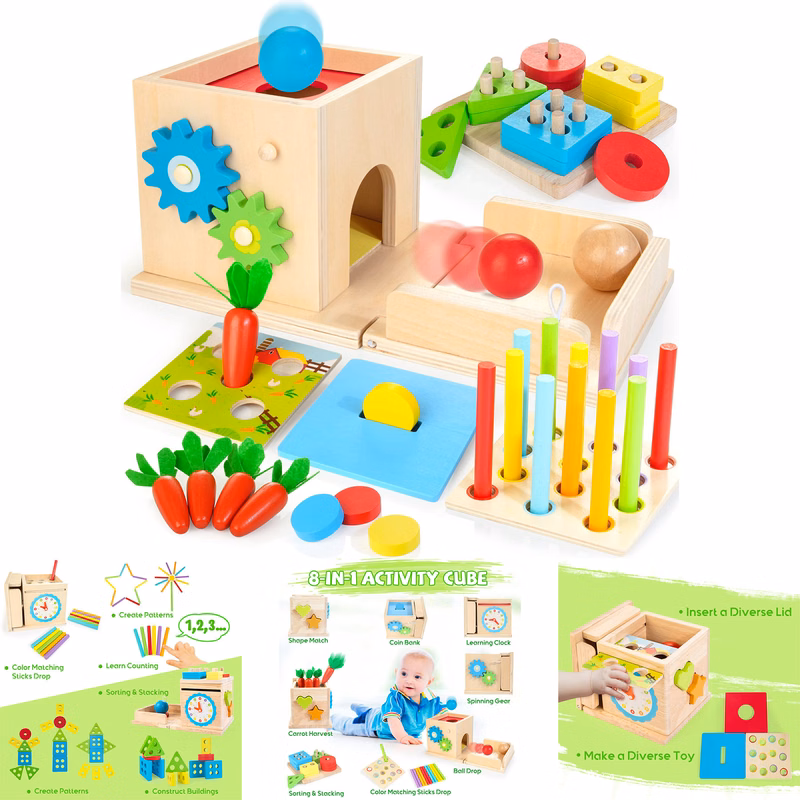8-in-1 Wooden Play Kit