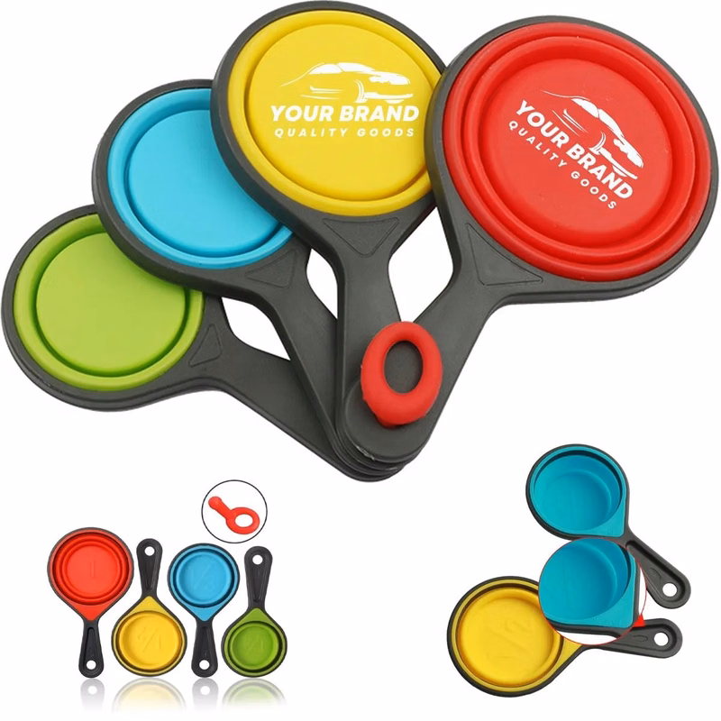 Food Grade Silicone Collapsible Portable Tool Measuring Cup