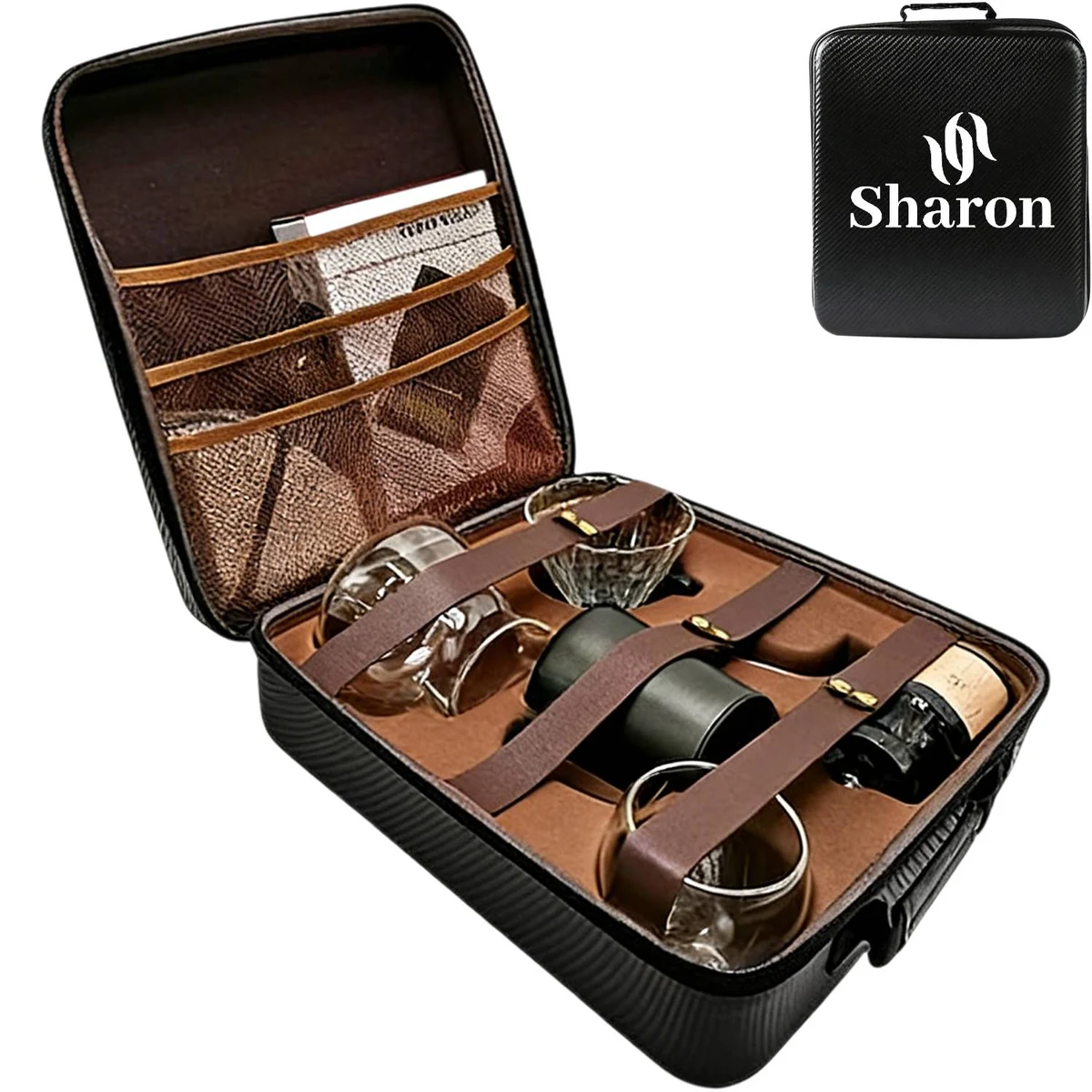 Portable Pour-Over Coffee Maker Set w/ Box 1