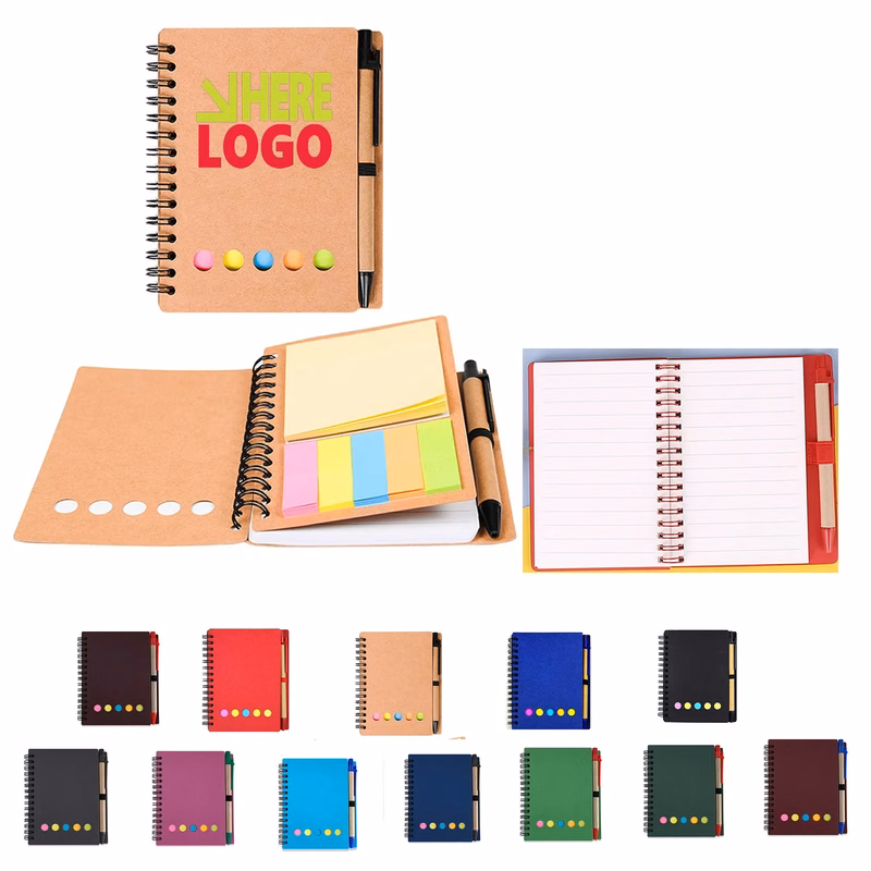 Positive Spiral Notebook Journal With Note