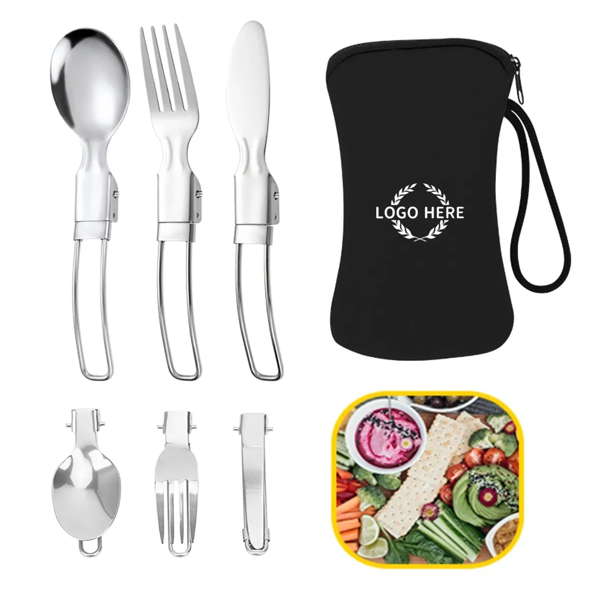 Portable Camping Cutlery Set 1